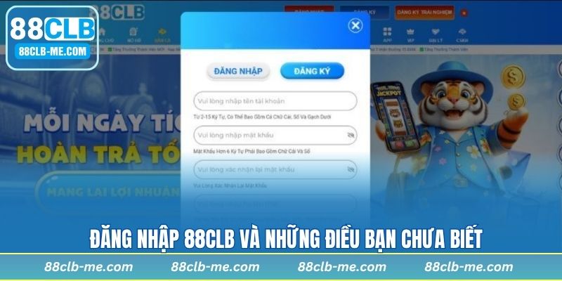 đăng nhập 88CLB và những điều bạn chưa biết