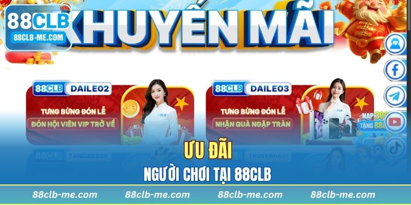 Săn khuyến mãi ngập tràn tại 88CLB